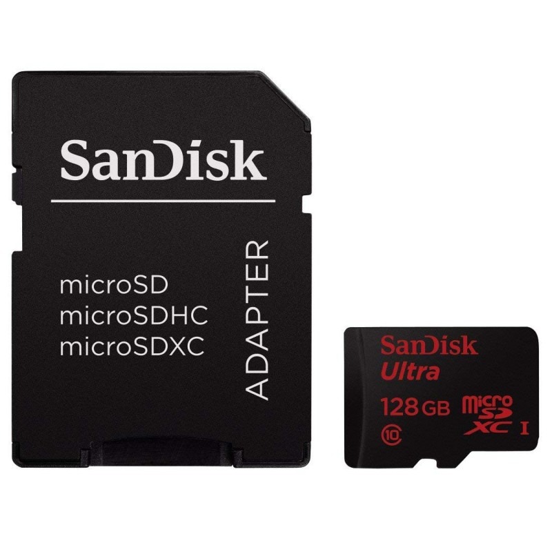 SanDisk Ultra 128GB  microSD UHS-I 80Mb/s Memory Card